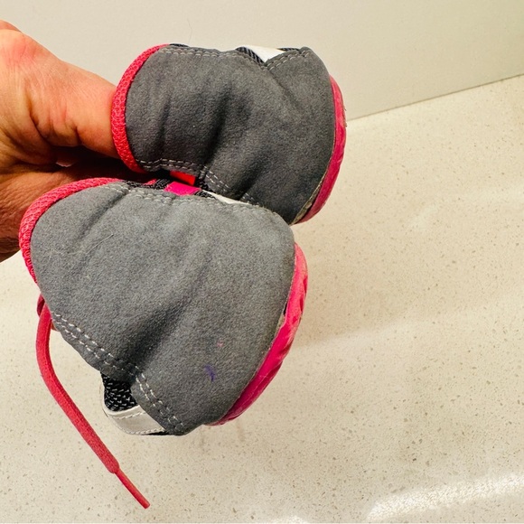 Jinga Shoes Runners Dance Jazz Salsa Sneaker Lace Up Gray Pink Women's Sz 36 - Picture 10 of 12